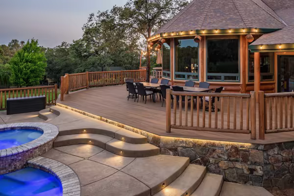 Country Side custom deck by Stone Ridge Decking, photo 1