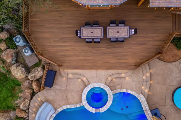 Country Side custom deck by Stone Ridge Decking, photo 7