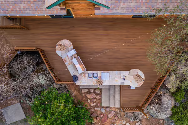 Country Side custom deck by Stone Ridge Decking, photo 8