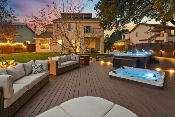 Fifth St custom deck by Stone Ridge Decking, photo 2