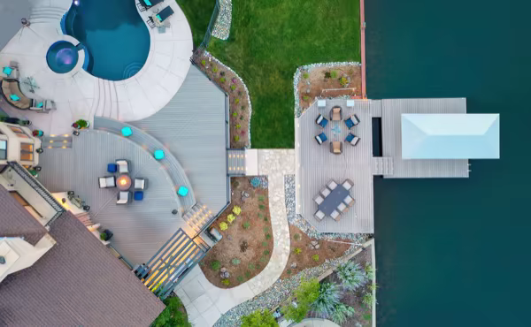 Lakeshore custom deck by Stone Ridge Decking, photo 1