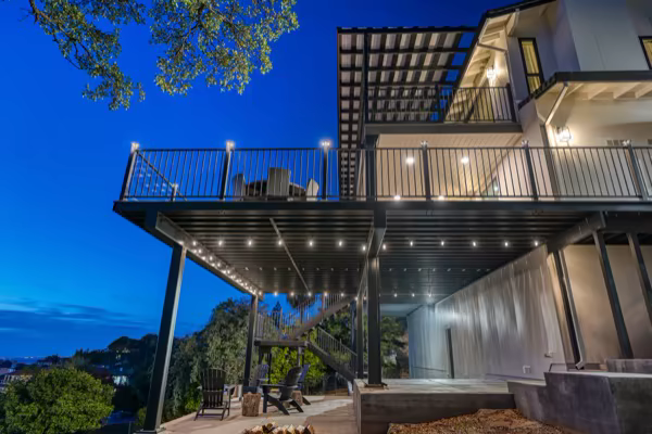 Powers Dr custom deck by Stone Ridge Decking, photo 4