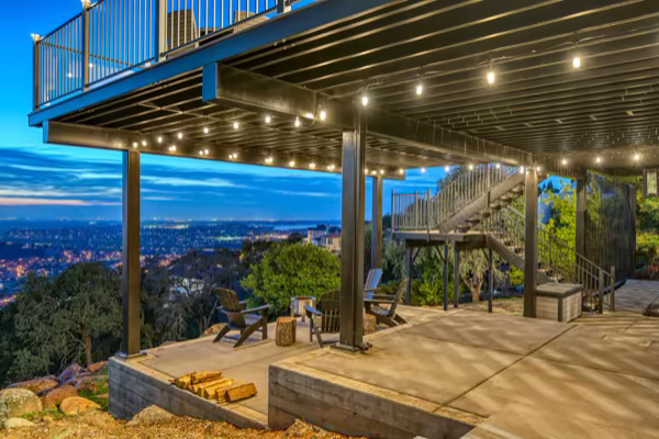 Powers Dr custom deck by Stone Ridge Decking, photo 5