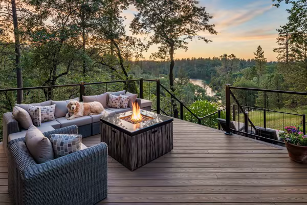 Sunrise custom deck by Stone Ridge Decking, photo 11