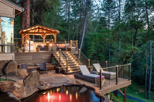 Sunrise custom deck by Stone Ridge Decking, photo 12