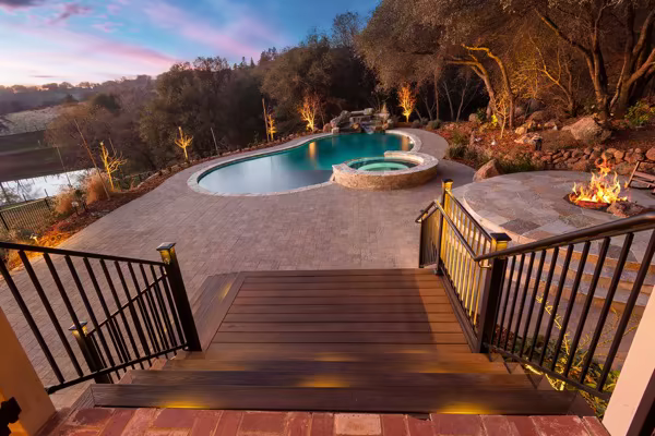 Sweet Road custom deck by Stone Ridge Decking, photo 7