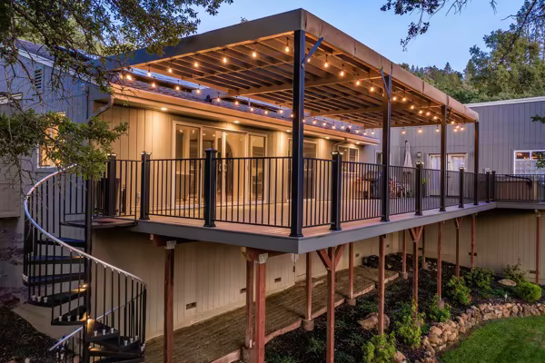 Timber Ridge custom deck by Stone Ridge Decking, photo 8