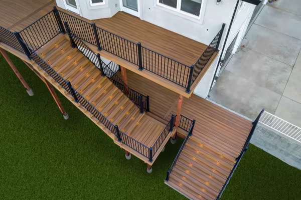 Vintage Way custom deck by Stone Ridge Decking, photo 10