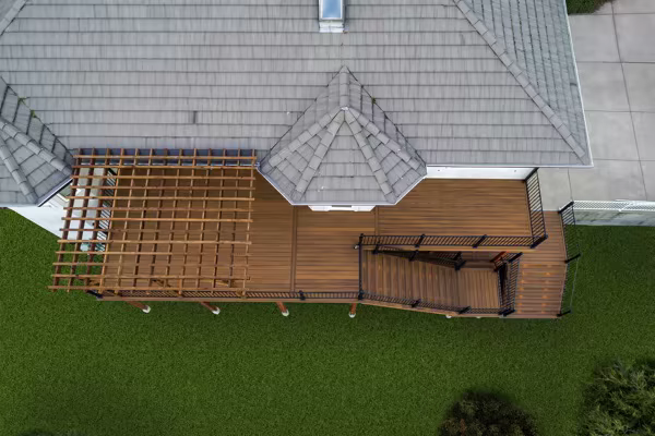 Vintage Way custom deck by Stone Ridge Decking, photo 9