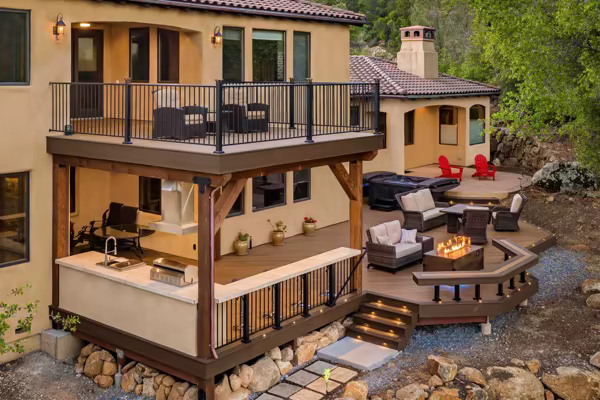 Winchester custom deck by Stone Ridge Decking, photo 2